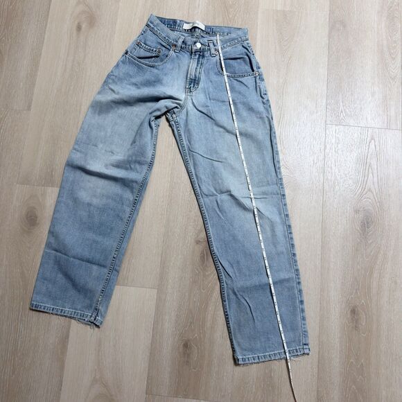 VTG 90s GAP Wide Leg Jeans Made in USA 28x30 Baggy Thrashed Grunge Skater Unisex - Picture 14 of 16